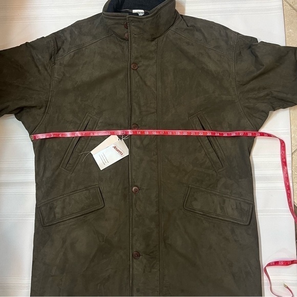 SALE 1/2 OFF Overcoat Top Coat Virgin Wool Cashmere‎ Blend ERES NWT 44R Chestnut - Picture 13 of 16